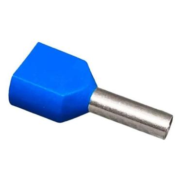 Imagem de Terminal Conector Pré-Isolado Tubular Duplo PZ-TE2510 2,5mm Azul 100 P