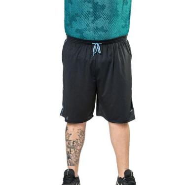 Imagem de Shorts Calção Elite Masculino Plus Size Do G1 Ao G6, Preto, EG2