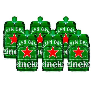 Imagem de Cerveja Heineken Brasil 5 Litros com 6 Unidades