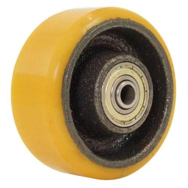 Imagem de Roda Para Carrinho Poliuretano Com Rolamento R 414Pe Mf - Movifacil