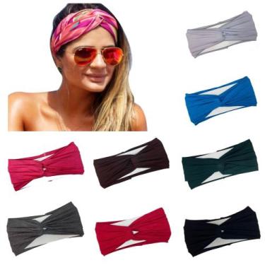 Imagem de Faixa Turbante Aberto Headband Skin Care, verde