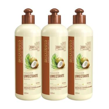 Imagem de Kit 3 Finalizador Cabelos Desidratados Umectante 500 ML Bio Extratus -