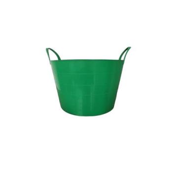 Imagem de Cesto Balde Multiuso Flexível Com Alça 15L Empilhável - LLEV, Verde