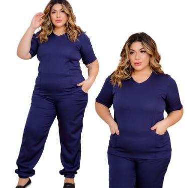 Imagem de Pijama Enfermagem Conjunto Hospitalar Scrub Jogger Gg Sj2 - DONNA MOÇA