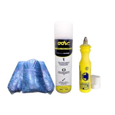 Imagem de Estopa de Mista Azul 2Kg, Marcador Industrial  & Descarbonizante Advan