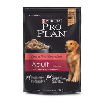 Imagem de Proplan Sachê Cães Adult 100g, Carne