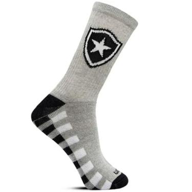 Imagem de Meia Rikam Esportiva Botafogo Masculina Algodão Cano Médio 65500, 6550