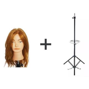 Imagem de Kit Cabeça de Boneca + Tripé Para Treino  - BDOLL