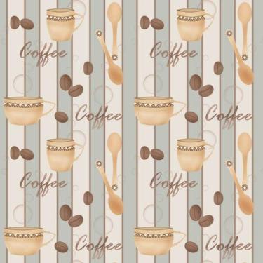 Imagem de Papel De Parede Temático Cantinho Do Café - 1,50x0,50m - DEKAL DECOR