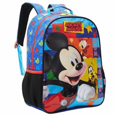 Imagem de Mochila Escolar Mickey Disney Mouse Costas Tam M Infantil