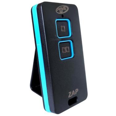 Imagem de 02 CONTROLES REMOTO PORTÃO ALARME 433,92MHz ZAP PPA COLORIDO, AZUL / P