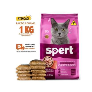 Imagem de Ração Para Gato Spert Gatos Castrados 1 KG Granel
