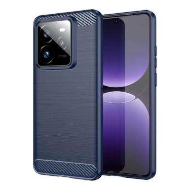 Imagem de Capas Compatível com OPPO Realme GT7 Pro,Resistente a riscos,Anti-impressão digital e proteção contra quedas.Botão de pressão flexível Proteção completa -Blue