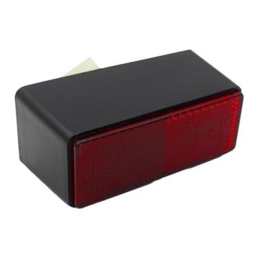 Imagem de JicSuXi Luz traseira da motocicleta lâmpada traseira profissional substituir acessórios portáteis lâmpada da placa de licença led luz freio traseiro