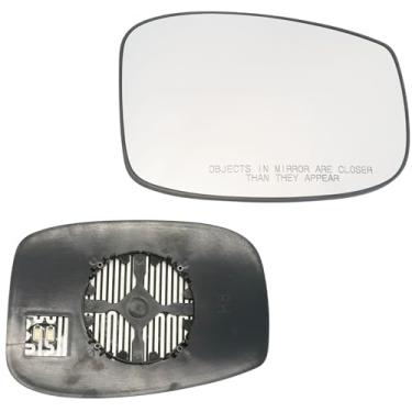 Imagem de Vidro retrovisor do lado direito do passageiro aquecido sem escurecimento automático compatível com HONDA ODYSSEY 2018 2019 2020 2021 2022 2023 Vidro espelhado direito com placa de suporte (aquecido