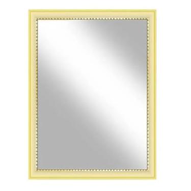 Imagem de Espelho de Parede Retangular com Moldura 35x27cm (Dourado)