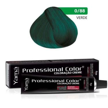 Imagem de Coloração Professional Color 0/88 Mix Verde 60g - Yamá