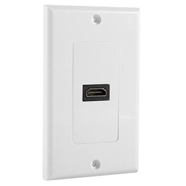 Imagem de 1 Porta Banhado a Ouro Com Placa de Parede Ethernet Capa Facial para Home Theater Dvd Branco Acessórios de áudio Doméstico e Vídeo e Periféricos Tv, Vídeo e áudio Doméstico