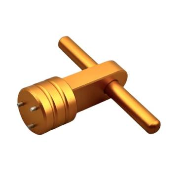 Imagem de Dynwave Removedor de punhal de golfe Putter Versátil 3 Remoção de ponta Chave de Golfe Cabeça para os entusiastas iniciantes jogadores de golfe substituindo, Ouro