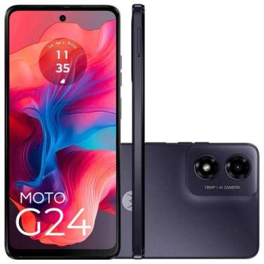Imagem de Smartphone G24 128GB  8GB ram câmera Vision AI 50MPx tela 90Hz HD Prem