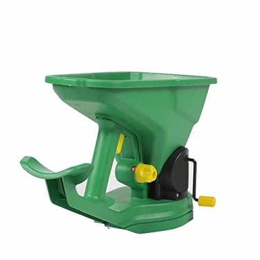 Imagem de Vislone Espalhador de sementes portátil para jardinagem, semeador manual, capacidade de 1,5 L, com 5 engrenagens, ajustável para semear, fertilizar, derreter, neve, para jardim, gramado, pequena
