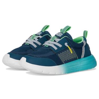 Imagem de Hey Dude Tênis masculino Sirocco Play Sport Block (criança pequena), Azul-marinho/azul-claro, 11 Little Kid