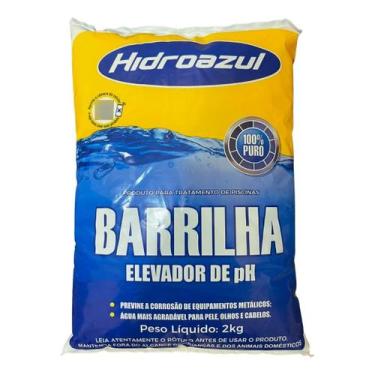 Imagem de 2 Elevador Ph Barrilha Ph+ Mais Para Piscina Hidroazul 2 Kg