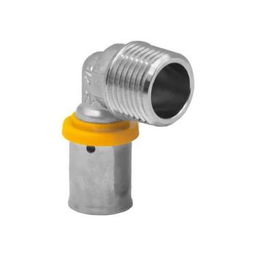 Imagem de Cotovelo Pex Multicamadas 16mm X 1/2' Macho Gás Druck