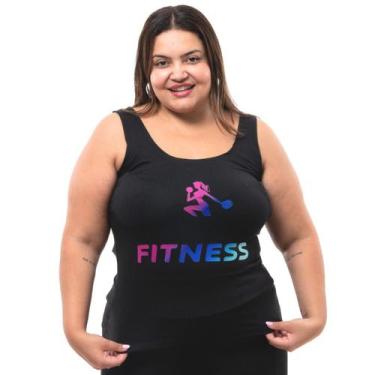 Imagem de Roupa Feminina Fittness Academia Bermuda Plus Size E Camiseta Dryfit F
