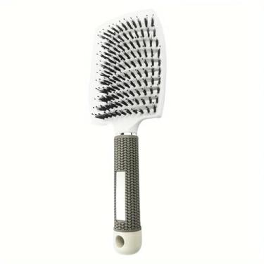 Imagem de Pente grande e fofo para massagem e modelagem de cabelos, pente portátil para embelezar os cabelos masculinos e femininos (A)