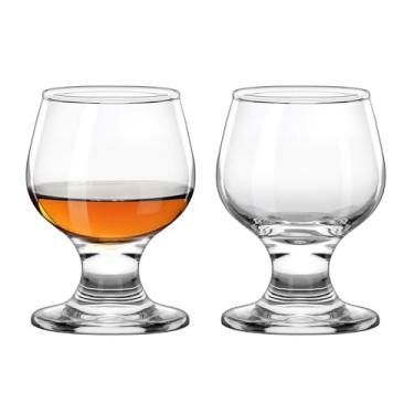 Imagem de REUJIHXY Conjunto de mini copos de dose de 70,9 g, copos de dose de conhaque, copo de tequila, vidro transparente, copo de uísque, copos de degustação, mini copos de xerez para conhaque de uísque (2)