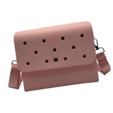 Imagem de Deevoka Bolsa de praia Trendy Romancty Lady for Women for Valentines Gift Shopping Street, Rosa