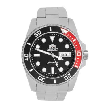 Imagem de Relogio Orient Masculino Automatico Aço Inoxidavel Prata Mostrador Preto Resistente a Agua 1 Ano de Garantia 469SS068NHP1SX
