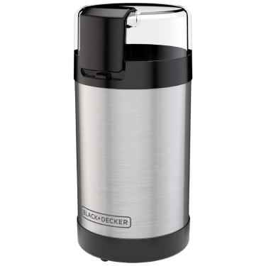 Imagem de Moedor de Grãos de Café, 3 Xícaras, Aço Inox, 110v, BLACKDECKER CBG110S, Prateado