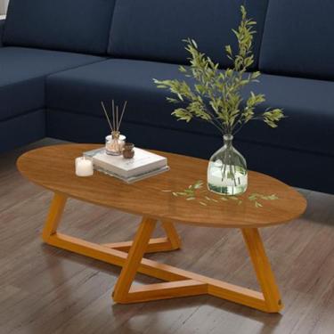 Imagem de Mesa Oval de Centro para Sala Miami Nature - CasaH