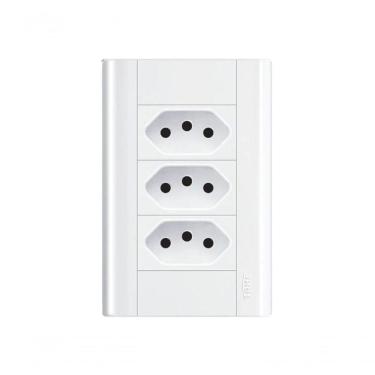 Imagem de Conjunto Fame Modulare - Tomada Tripla 2p+t 10a