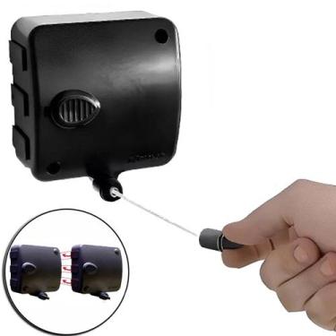 Imagem de Varal Retrátil Automatico Parede Corda Modular Stendmax 6,0m Preto - M