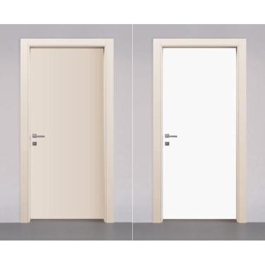 Imagem de Adesivo Envelopamento Decorativo De Porta Lisa Branco Fosco