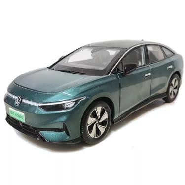 Imagem de Miniatura Carro Sedan Vw Volkswagen ID7 Vizzion (2023) Escala 1/18 - Verde
