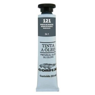 Imagem de Tinta Óleo 20ml G1 121 Preto de Marte Corfix, 121 - PRETO DE MARTE