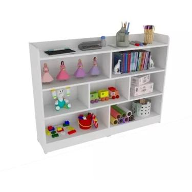 Imagem de Organizador Infantil De Brinquedos Poly 100% Mdf (menina)