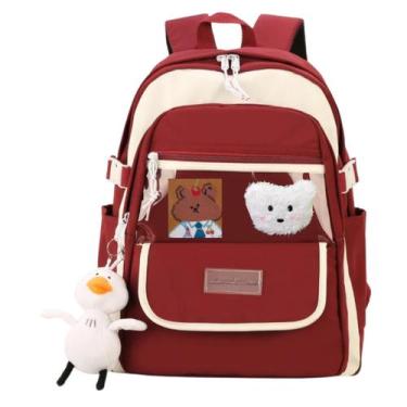 Imagem de Mochila Escolar P/ Meninas Infantil Criança Viagem Estampa Personaliza