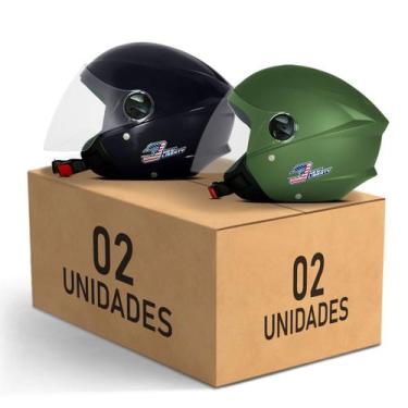 Imagem de Kit 2 Capacete New Liberty 3 Elite Pro Tork Feminino Masculino, AZUL E