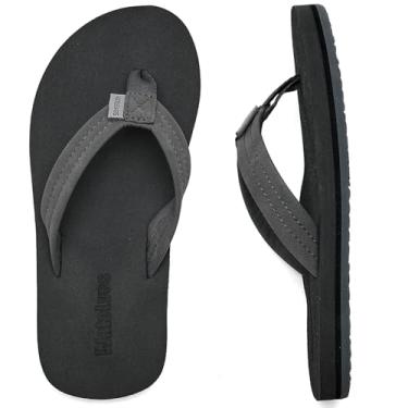 Imagem de WateLves Chinelos Infantis Para Meninos E Meninas, Sandálias Para Crianças Grandes, Verão, Sandálias De Tiras, Para Praia, Piscina E Chuveiro (Cinza, 37)