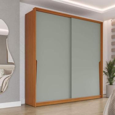 Imagem de Guarda Roupa Solteiro com 2 Portas de Correr e 2 Gavetas 240826 Linha 