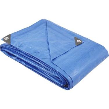 Imagem de Lona Azul de Polietileno 4x3 Metros - 6129043000 - VONDER