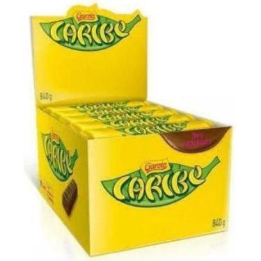 Imagem de 2 Display Chocolate Caribe Garoto C/30 Unidades De 28G Cada