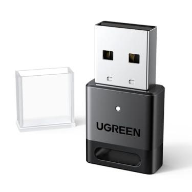 Imagem de UGREEN Adaptador USB Bluetooth para PC Bluetooth 5.4 Dongle Receptor EDR & BLE, Plug & Play, suporta Windows 11/10/8.1, para desktop, laptop, fone de ouvido, teclado, mouse, alto-falantes, impressora
