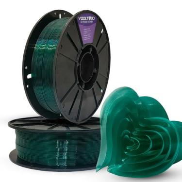 Imagem de Filamento PLA Verde Translúcido High Speed 1Kg- Para Impressoras 3D FDM - Voolt3D