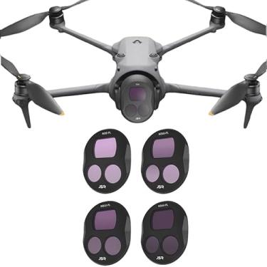 Imagem de Coyktonty Filtro de lente para drone DJI Mavic 4 Pro (ND8PL+ND16PL+ND32PL+ND64PL)